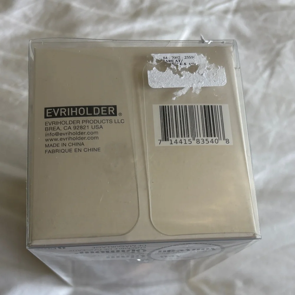 glam Silver Brush Set with Pink-Tipped Bristles - Picture 3 of 3